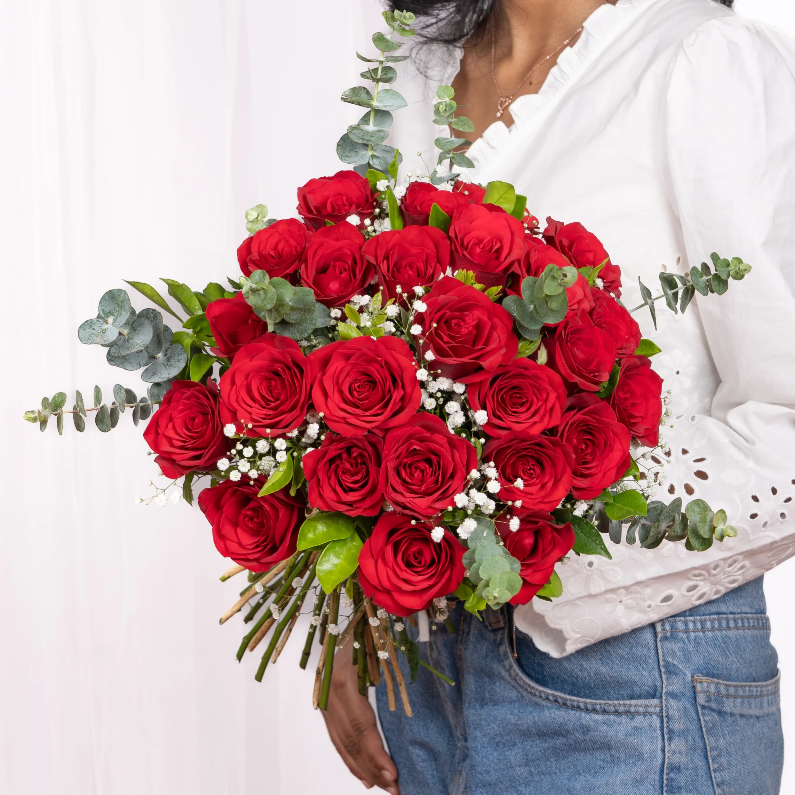 25 LUXE Red Rose Bouquet