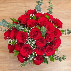 25 LUXE Red Rose Bouquet